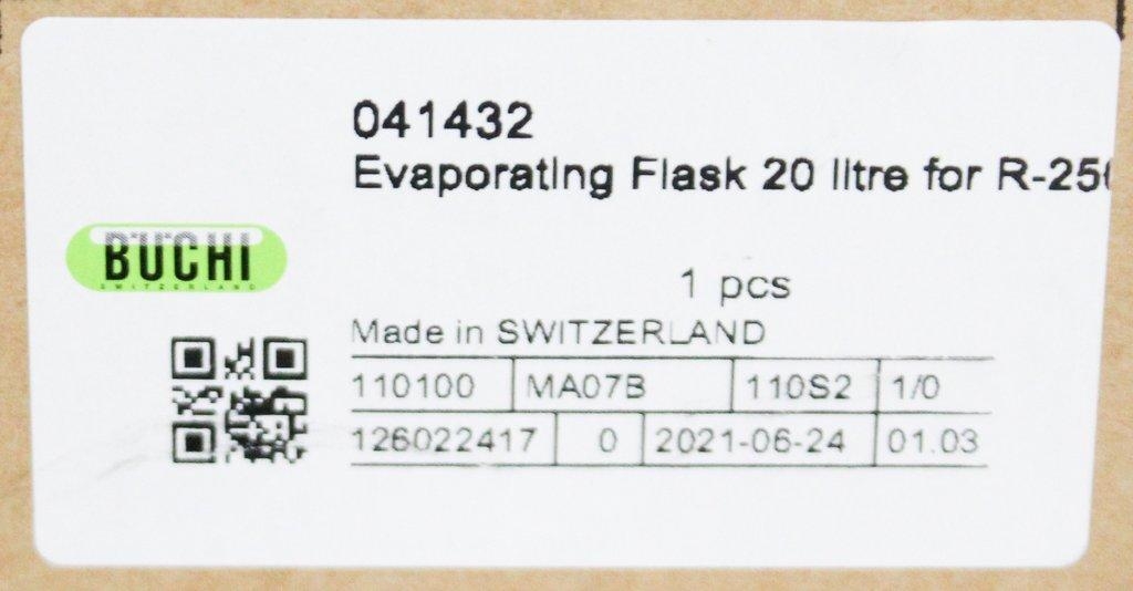 BUCHI Evaporating Flask 20 Litre for R-250, Laboratory Glassware, New Condition