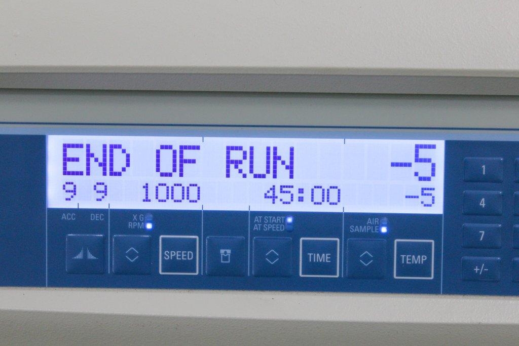 Thermo Sorvall Legend XFR Floor Centrifuge -10 to +40C 15200 RPM 4x1000mL