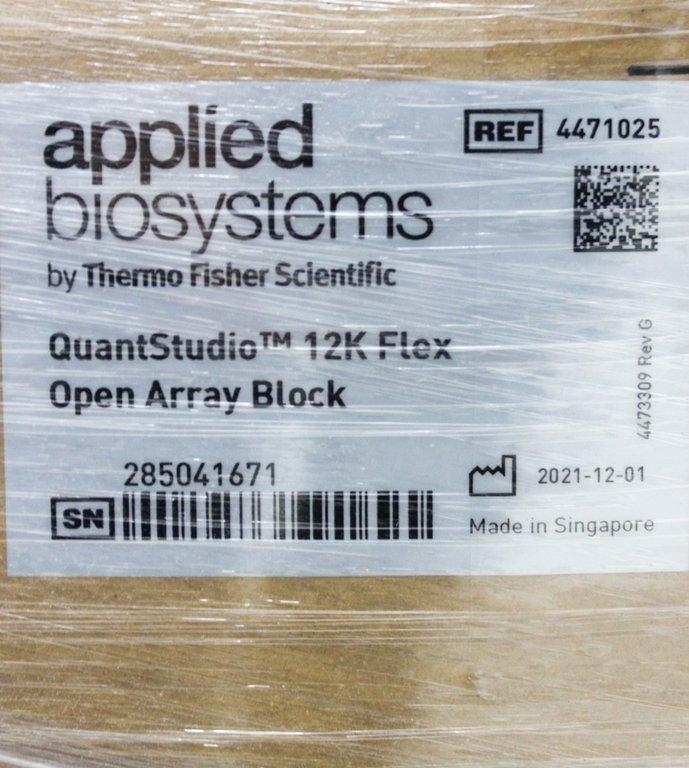 Applied Biosystems QuantStudio 12K Flex Open Array Block 4471025, New Lab PCR Instrument