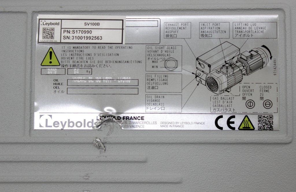 Edwards SV100B Sogevac Vacuum Pump Industrial Vane Pump, Good Condition