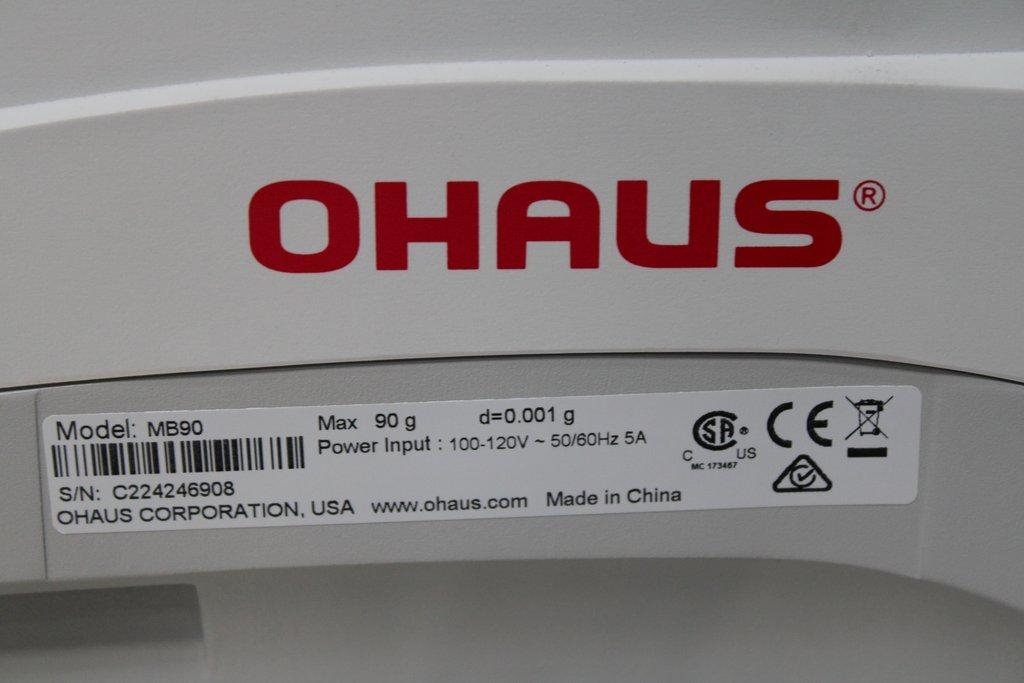 Ohaus MB90 Moisture Analyzer 200C  