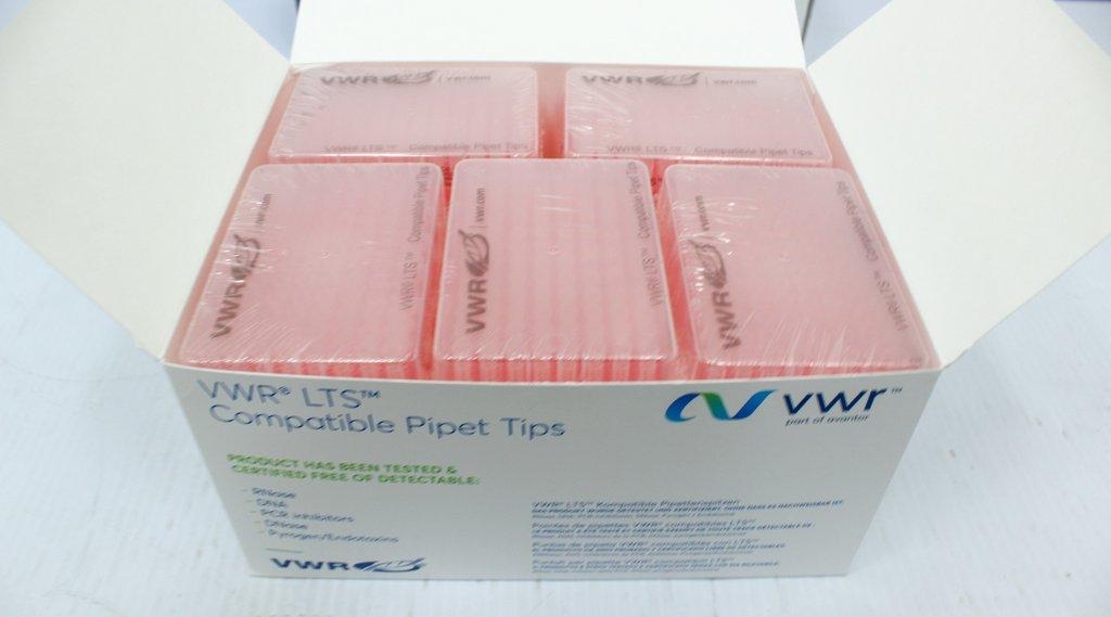 VWR RAININ Pipette Tips - LTS Compatible, 20uL, Hinged Racks, Sterile, 10 Pack