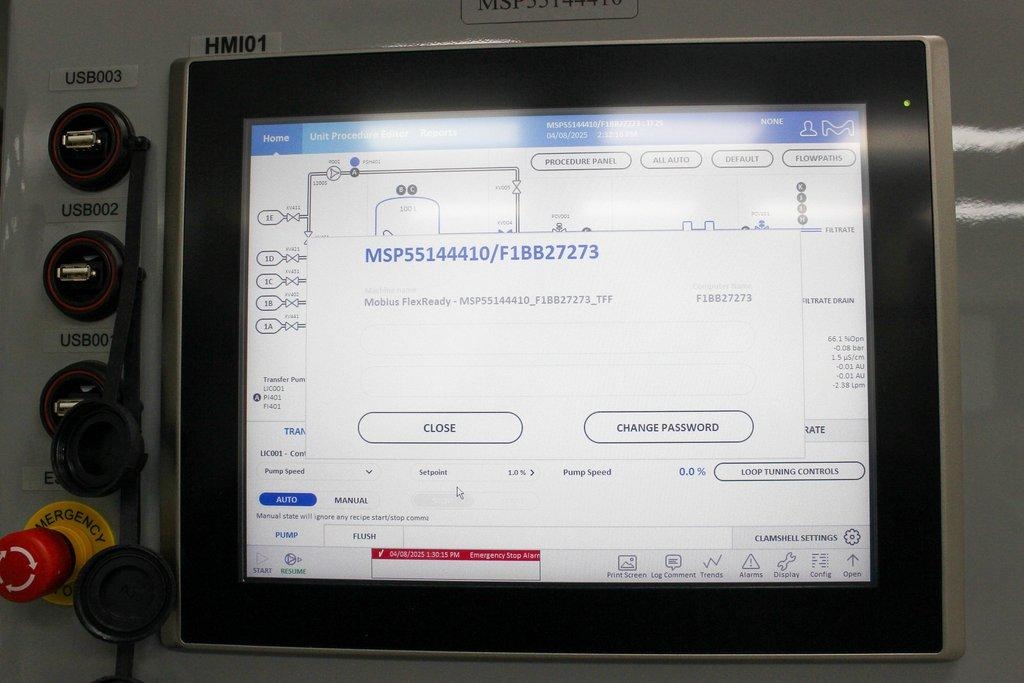 Millipore Mobius Flexready System TFF with Computer/Software 120V/220V