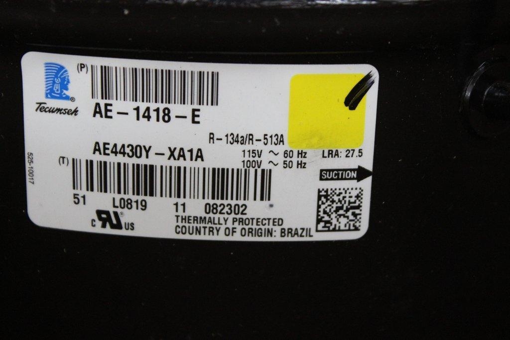 Tecumseh AE4430Y-XA1A Compressor TK System, Fully Functional, Turn-Key