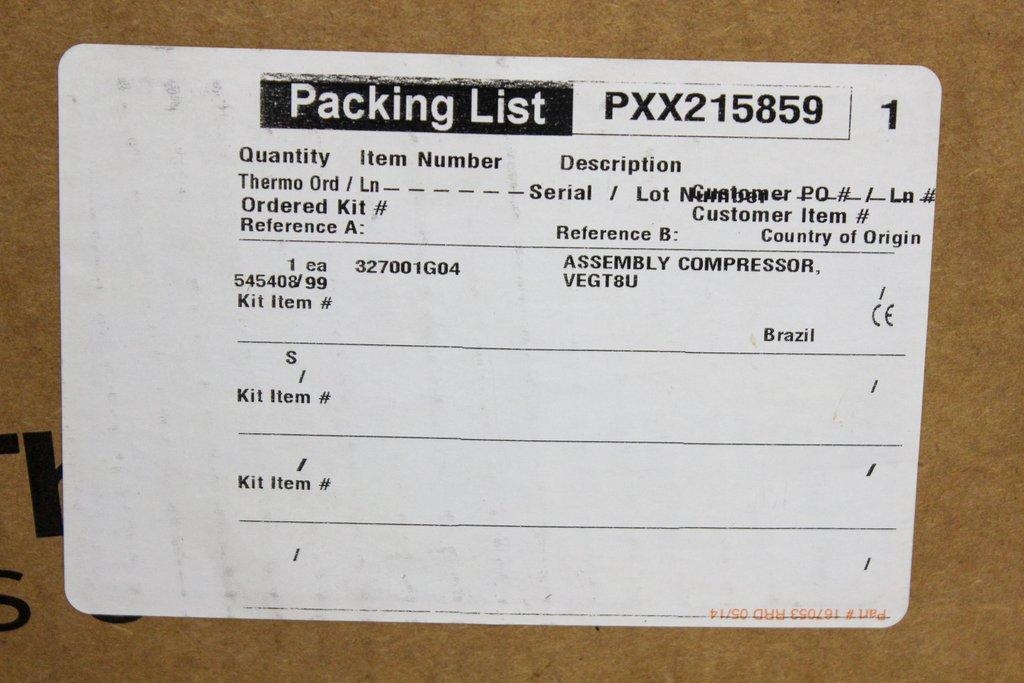 Embraco VEGT 8U Compressor - Facility Air Compressor, Turn-Key Ready