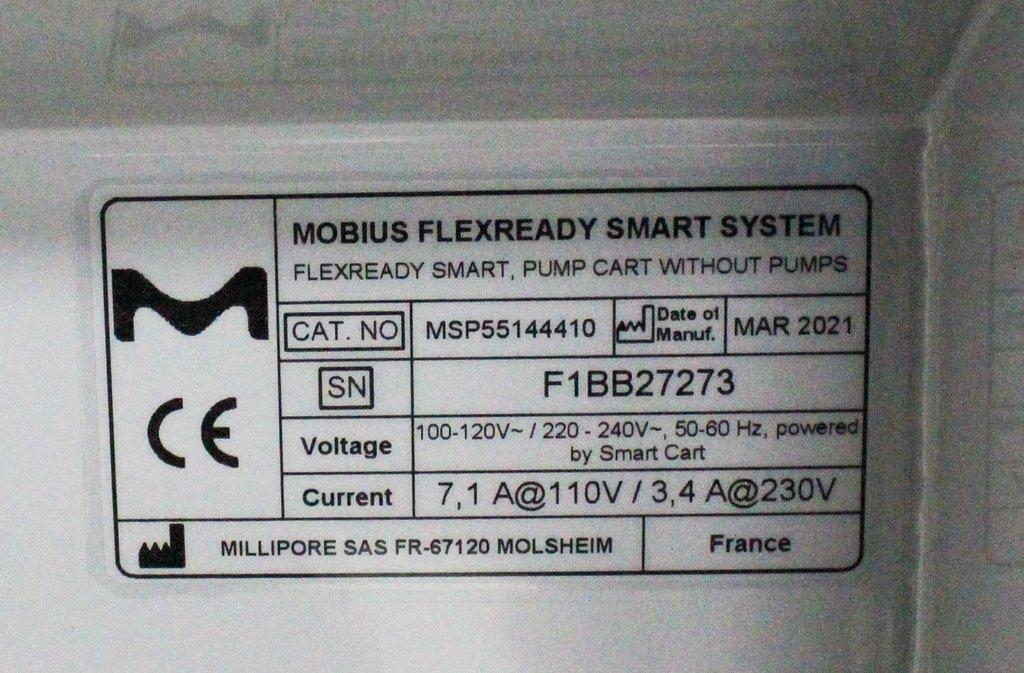 Millipore Mobius Flexready System TFF with Computer/Software 120V/220V