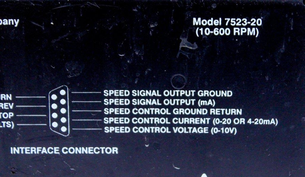 Cole Parmer 7523-20 MasterFlex L/S Peristaltic Pump 120V