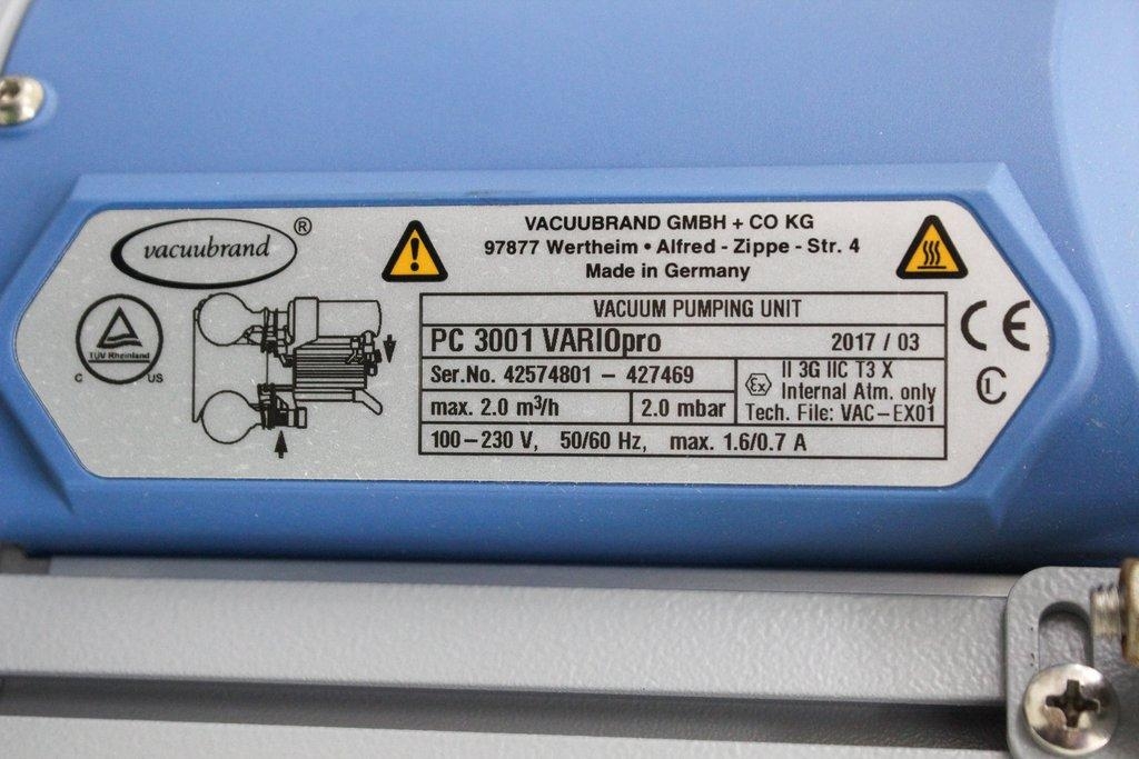 Vacuubrand PC 3001 VARIOpro Vacuum Pump Controller Germany Good Condition