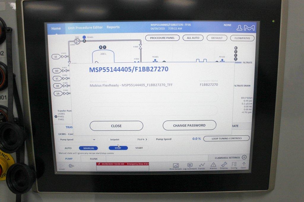 Millipore Mobius Flexready TFF System Tangential Filtration Includes Computer