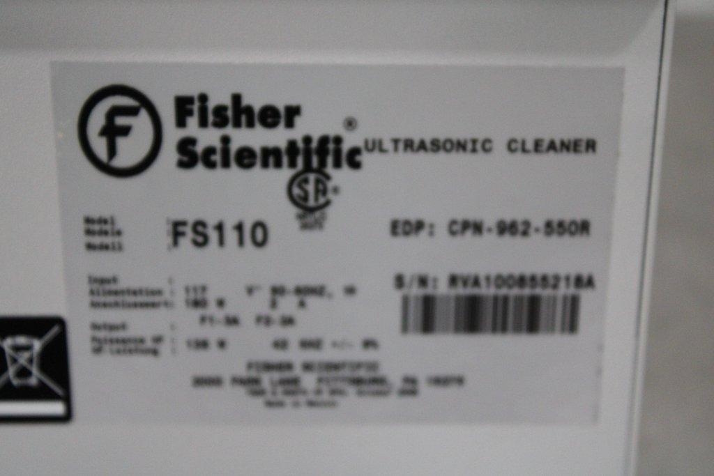 Fisher FS110 Ultrasonic Cleaner 17L Benchtop Includes Power Cord 2008 G