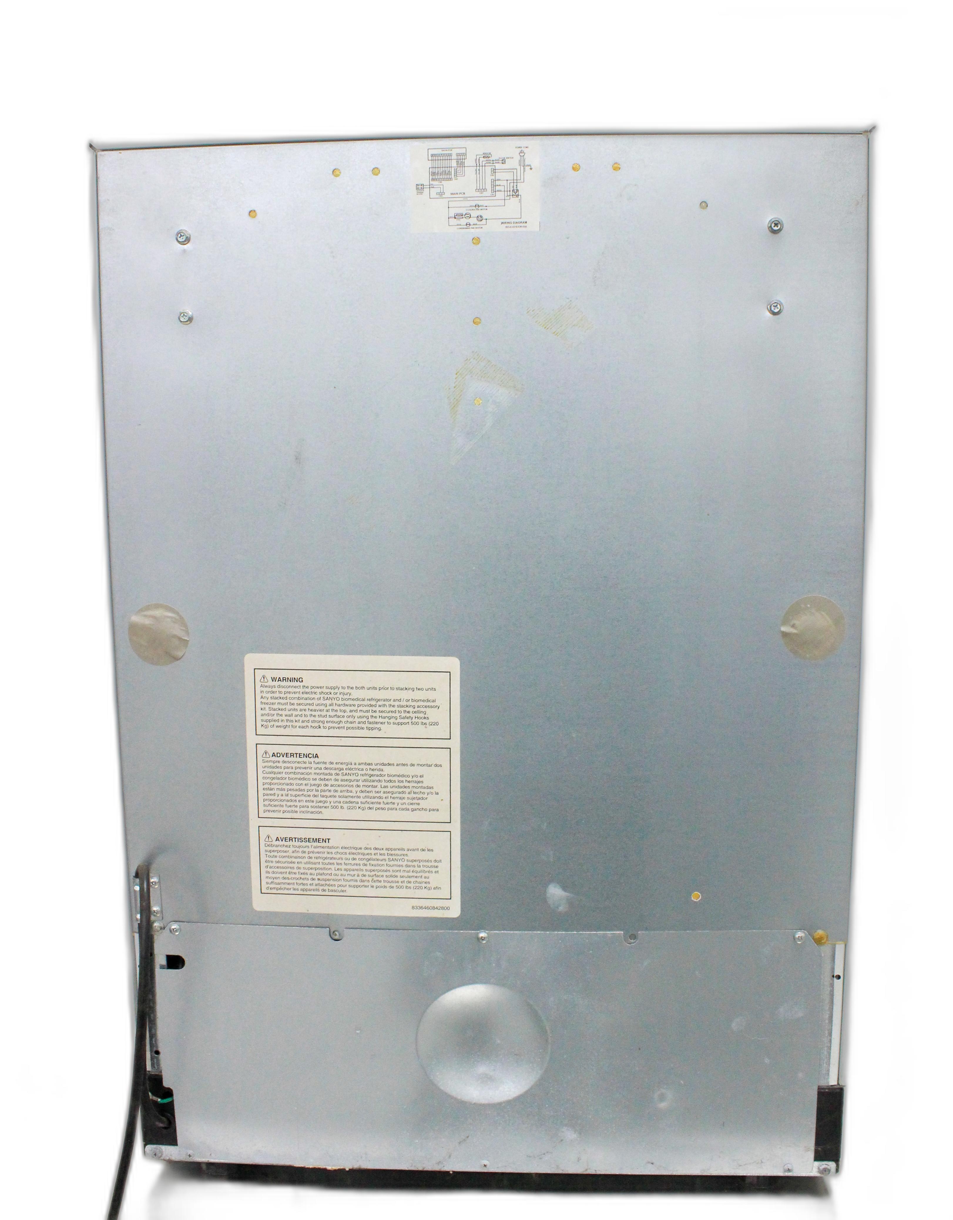 VWR/Sanyo SF-L6111W Freezer Cold Storage -15°C to -25°C 5.4 Cu Ft Capacity