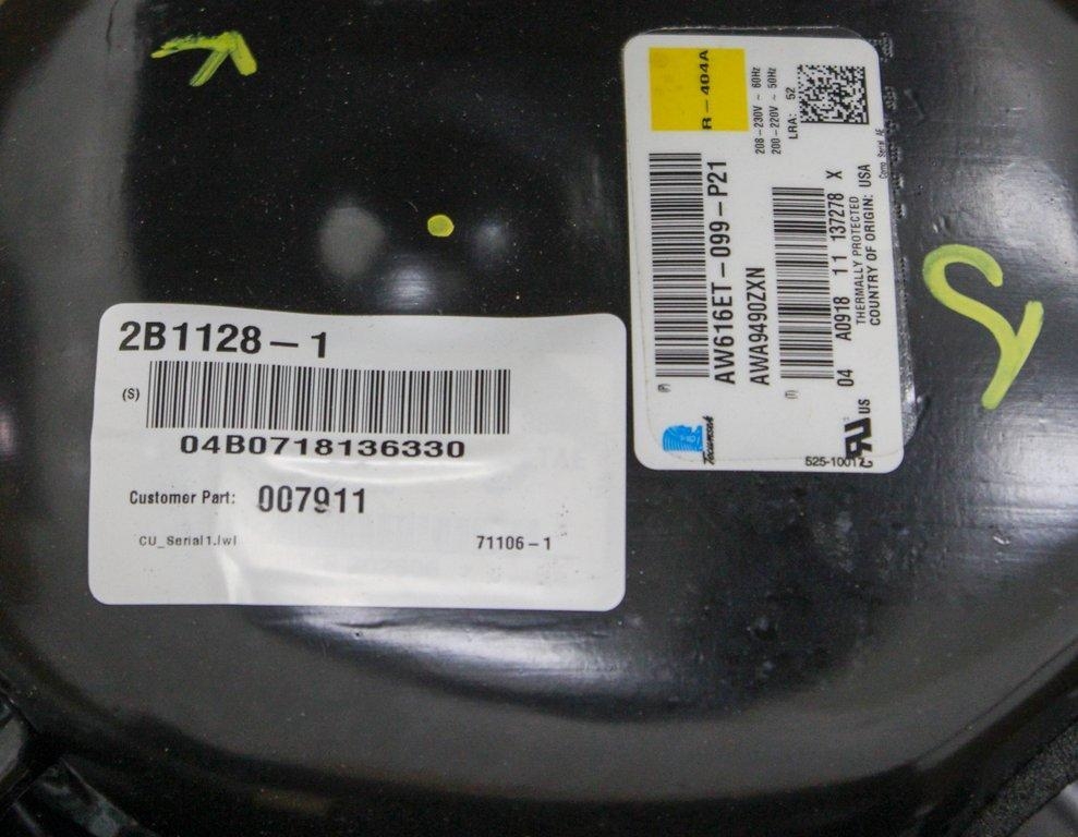 Tecumseh AWA9511ZXNXE Condensing Air-Cooled Unit Turn-Key Ready Plug-In
