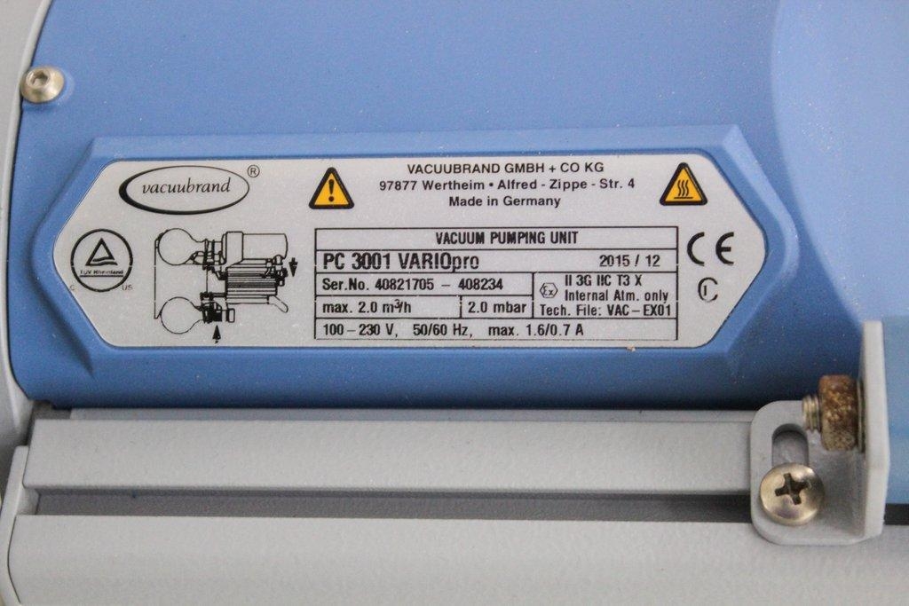 Vacuubrand PC 3001 VARIOpro Pump Diaphragm Vacuum Good Condition Tested