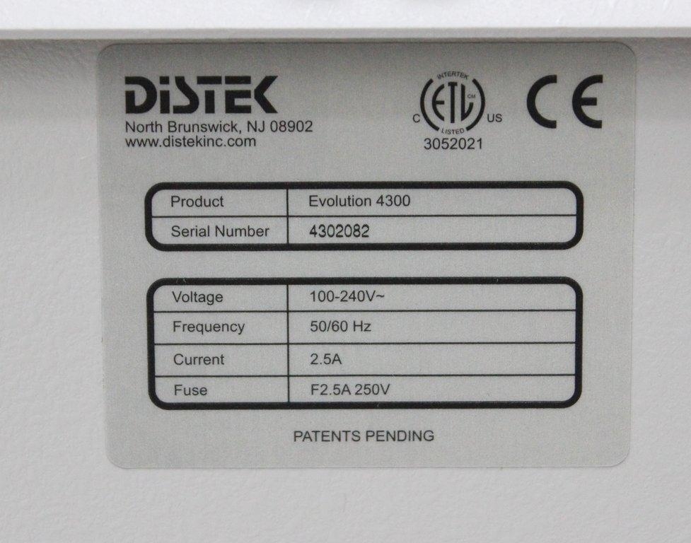 Distek Evolution 4300 Dissolution Sampler Chemistry System Fair Condition