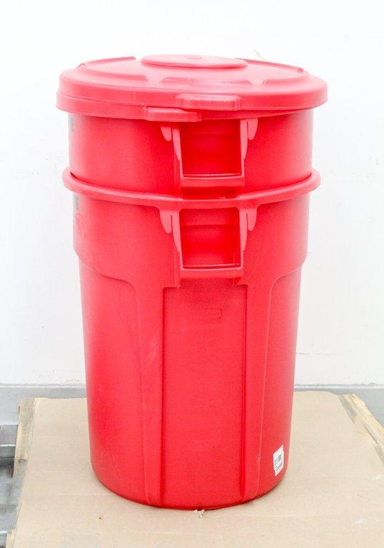 Rubbermaid Brute 55 Gallon Waste Management System with Dolly, Turn-Key