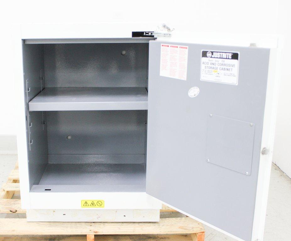 Justrite Sure Grip EX Storage Cabinet Corrosive Cabinet 15 Gal 8825272S Used