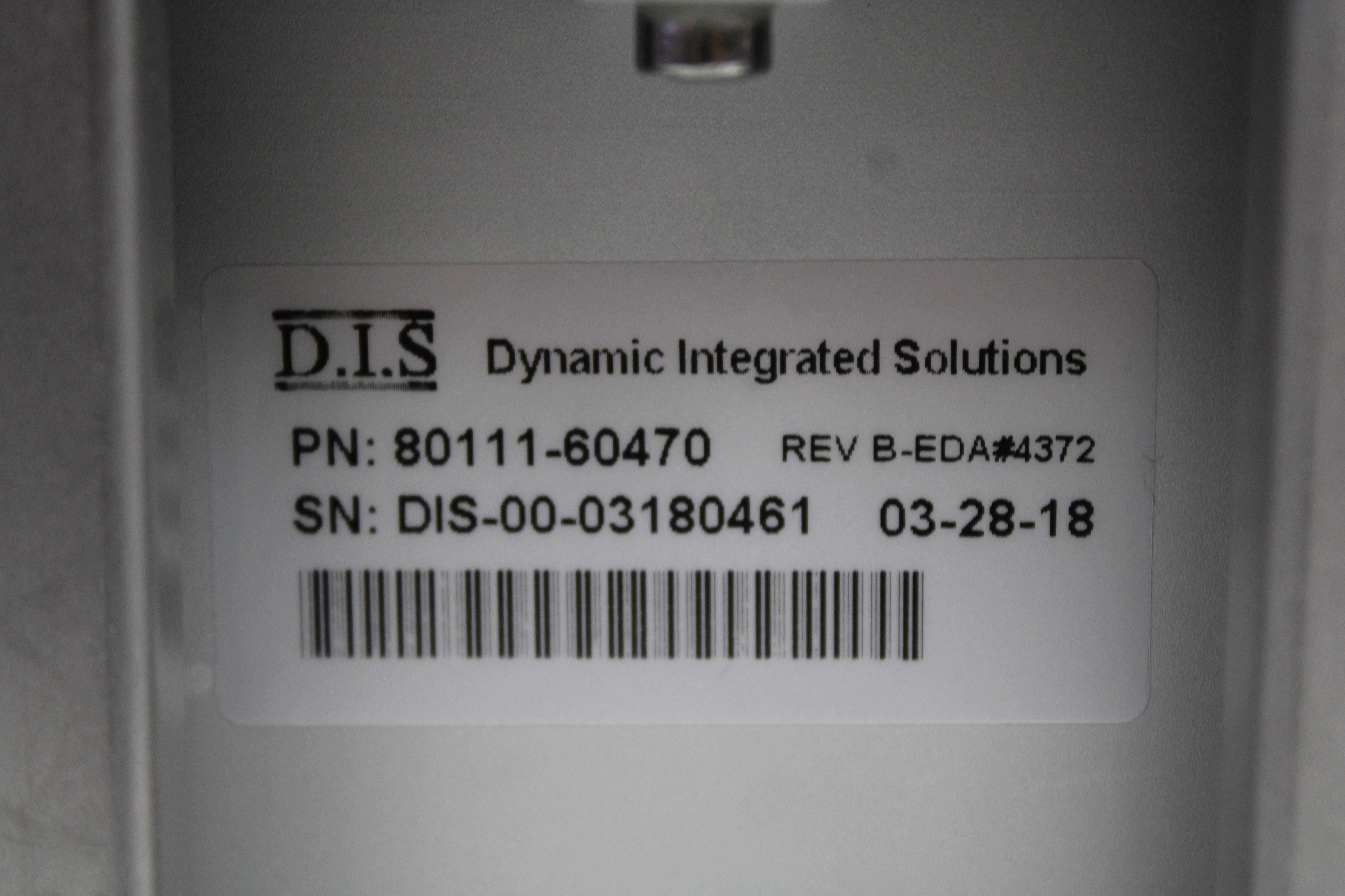 DIS 80111-60470 Mass Spectrometry Instrument Housing with Power-On Functionality