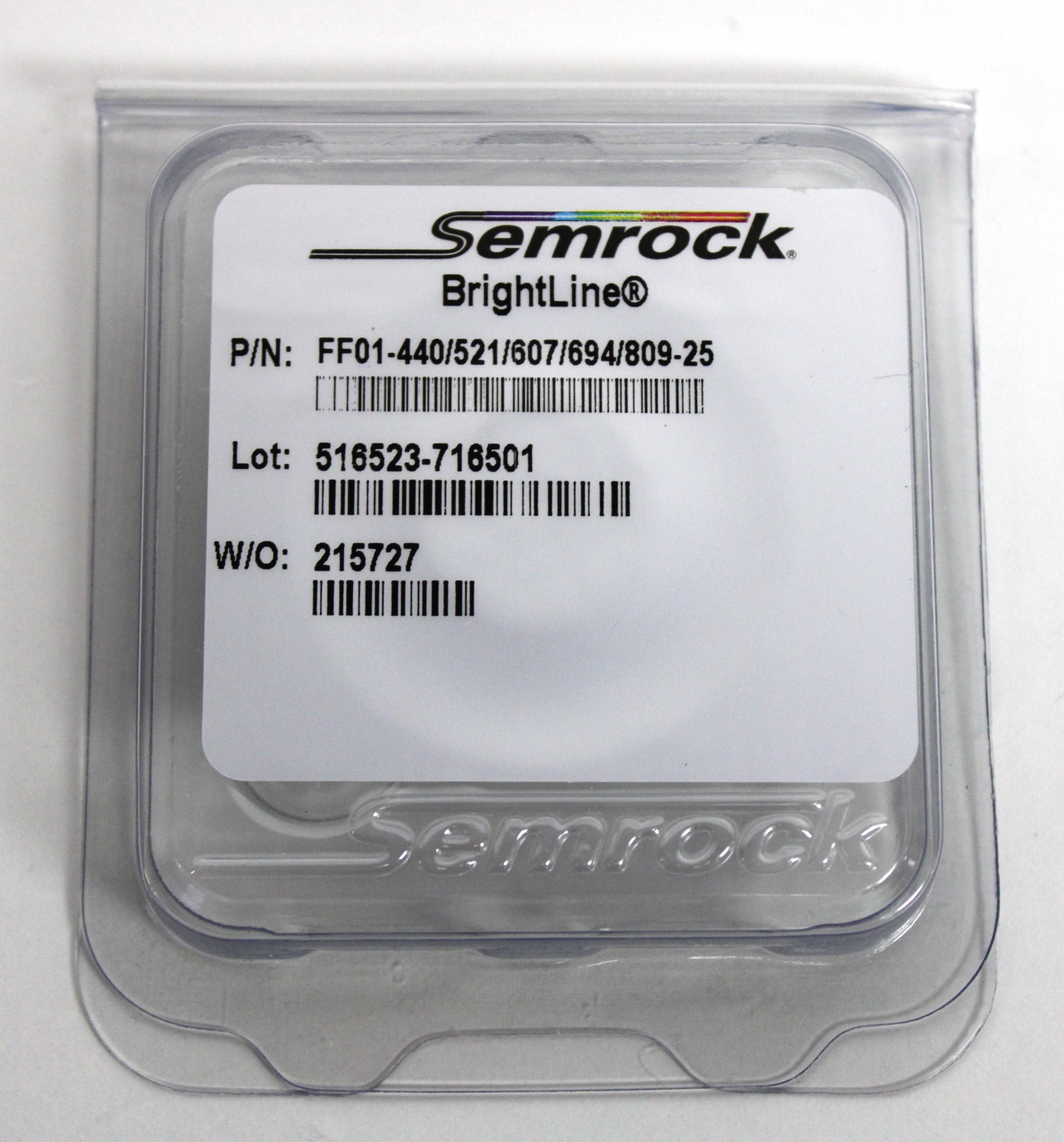 Semrock FF01 Bandpass Filter 25mm Multiband High Transmission