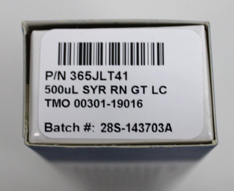 Thermo 365JLT41 500uL HPLC Autosampler Syringe for LCQ HPLC Systems