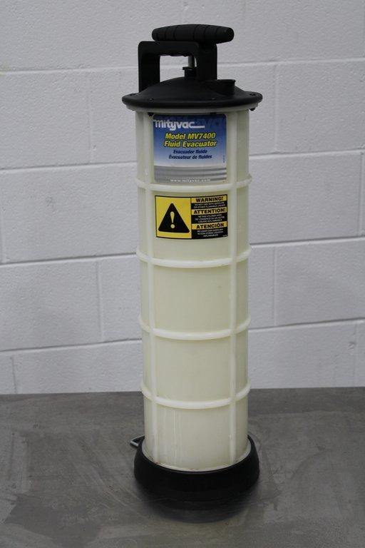 Mityvac MV7400 Fluid Evacuator, Large Reservoir, Auto Shut-Off, Polyethylene