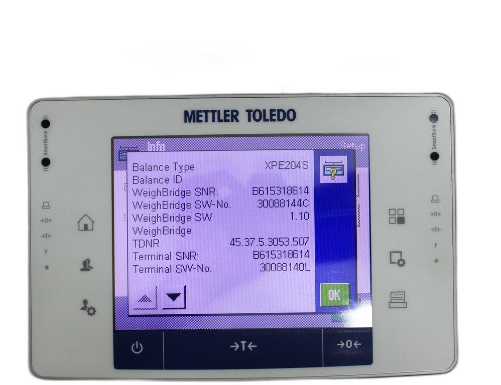 Mettler-Toledo XPE204S Analytical Balance Scale with Smart Sensors