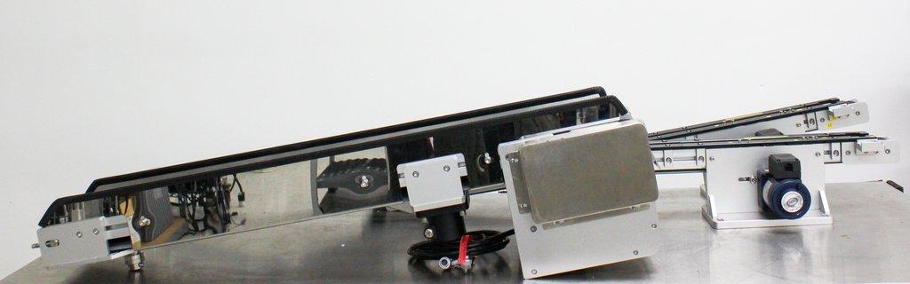 JSCC Automation Conveyor Belt Parts w/ Motor & Controller, Good Condition