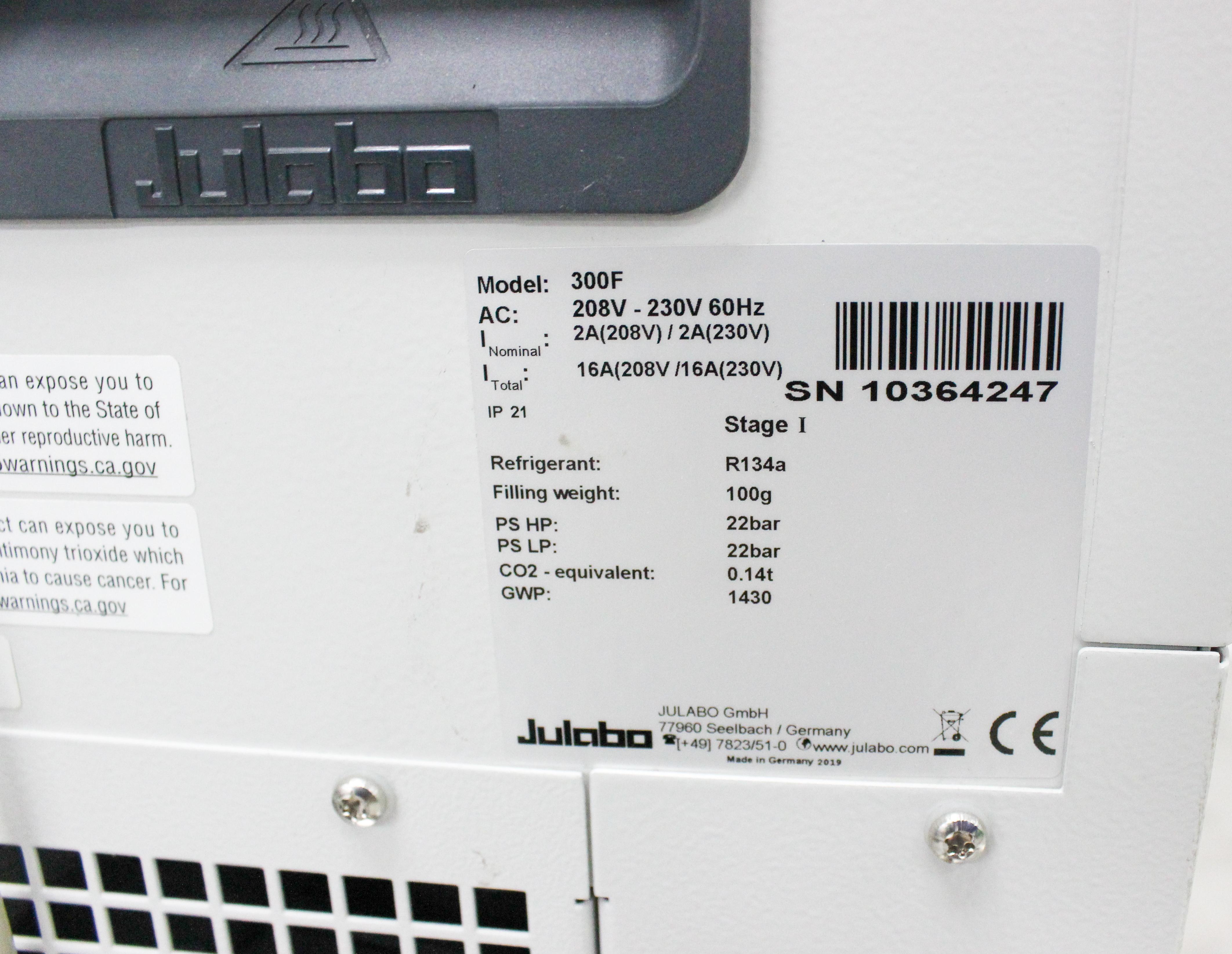 Julabo Dyneo DD 300F Refrigerated Circulator -25C to +200C, 3-4L, 2kW