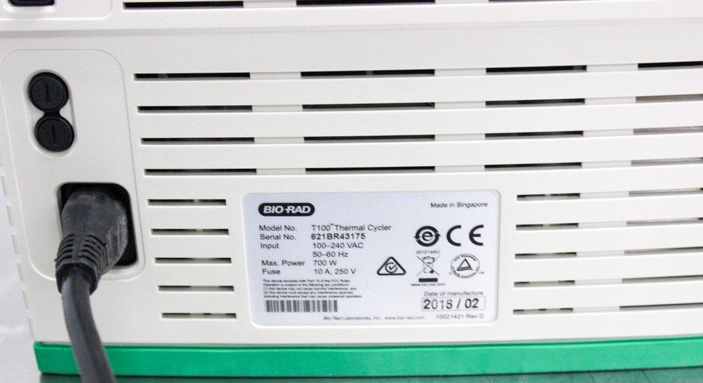 BioRad T100 Thermal Cycler PCR Optimization Nucleic Acid Amplification