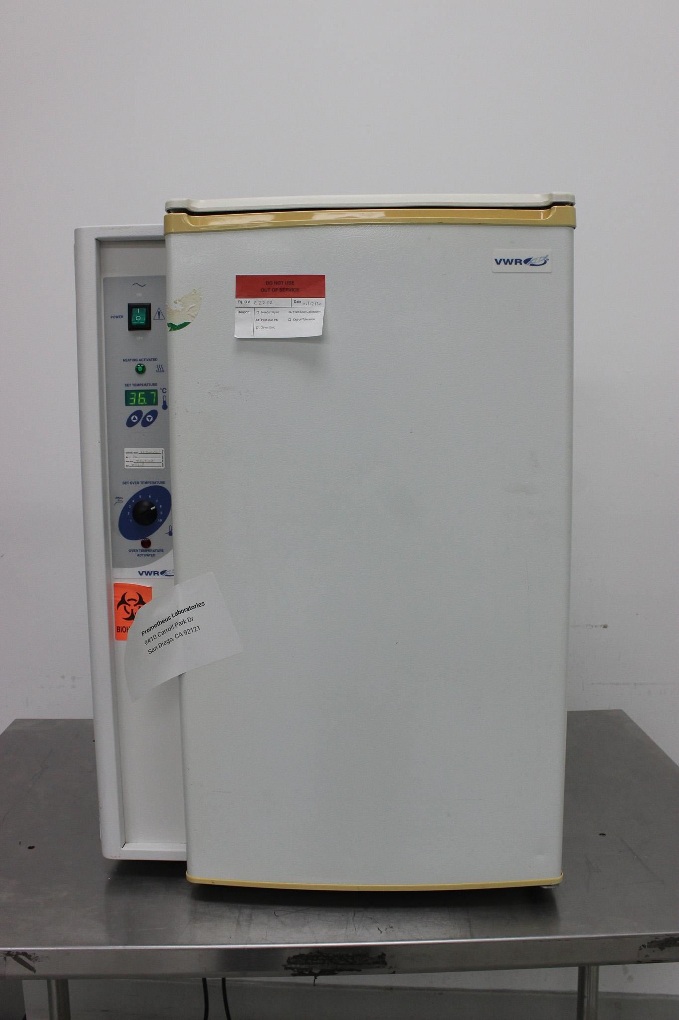 VWR Sheldon 2005 Incubator Refrigerated 0 to 45C 2.4 cu ft - Used Compact Design
