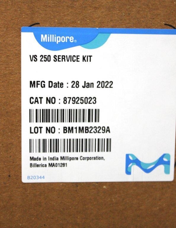 Millipore VS250 12-Month Tube Service Kit Vantage S2 Set of 4 New Cases