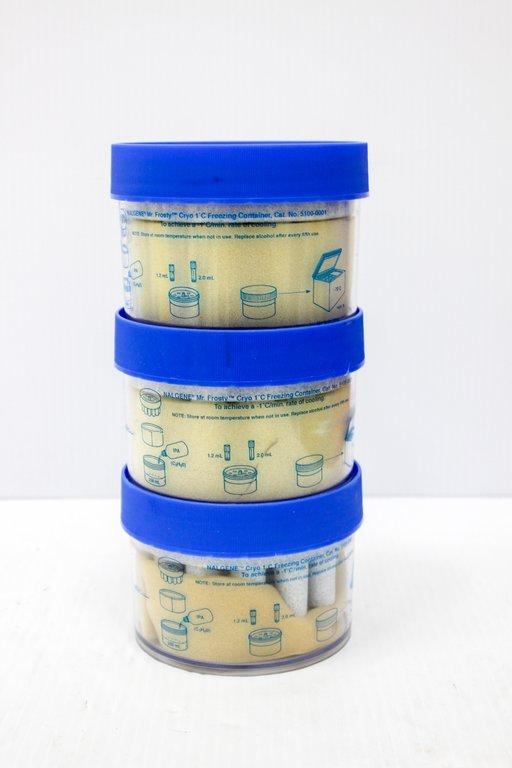 Nalgene Mr. Frosty Cryo Freezing Container Cold Storage Set of 3 Excellent