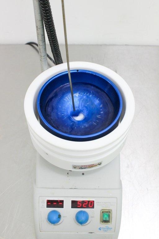 Chemglass AREX 3 Digital Pro Heating Magnetic Stirrer 120V 60Hz Italy VG