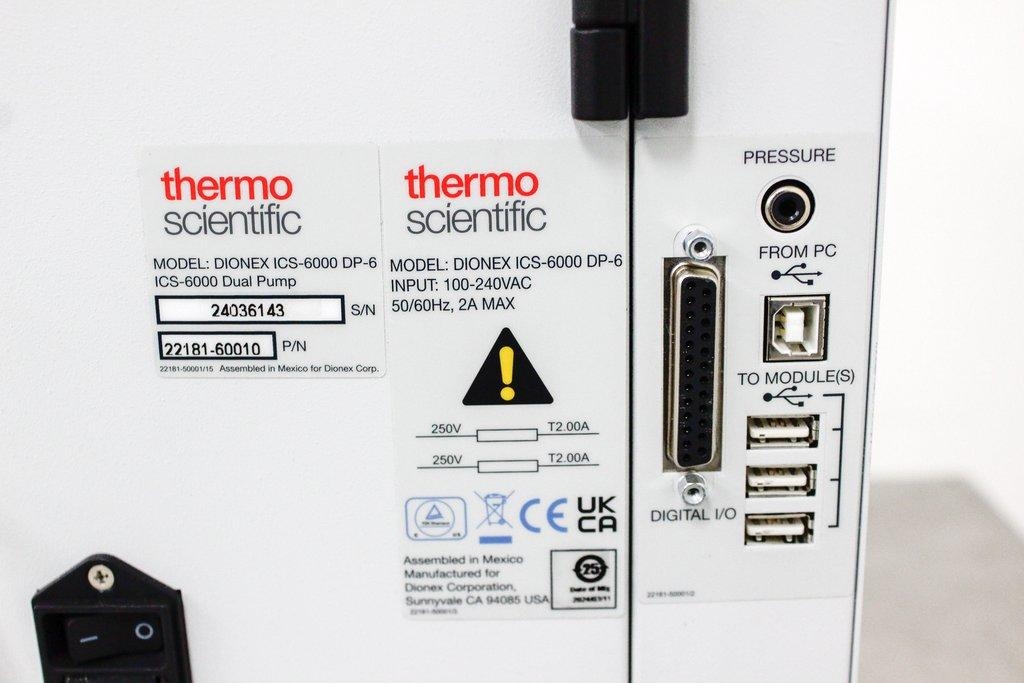 Thermo Dionex ICS-6000 DP6 Dual Pump/HPLC System 5000psi, Non-Working, AS-IS