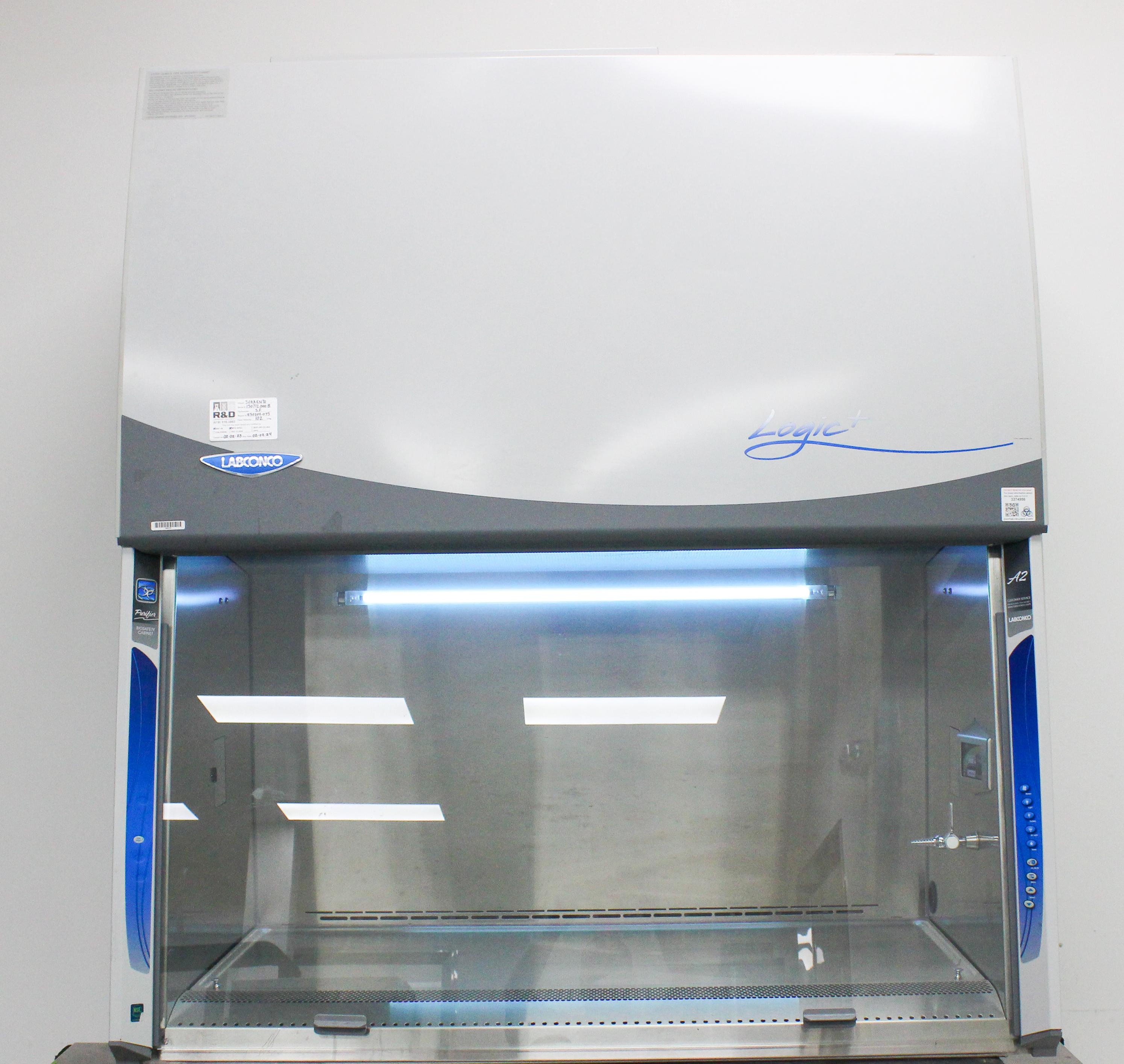 Labconco Purifier Logic+ 4Ft Class II A2 Biosafety Cabinet HEPA Filter
