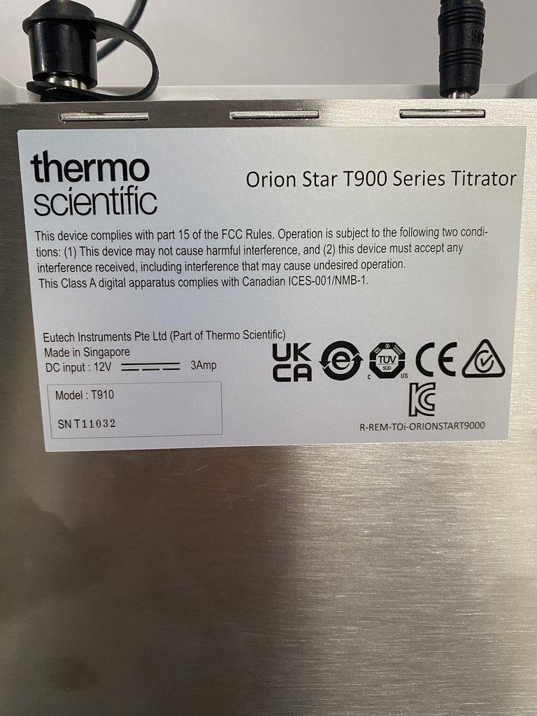 Thermo Scientific Orion Star T900 Series Titrator for Precise Laboratory Analysis