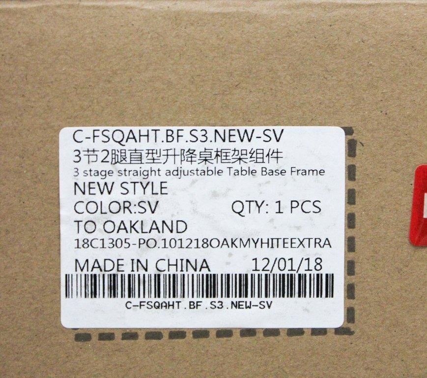 FRIANT C-LEG FSQAHT.BF.S3 Adjustable Table Furniture Office