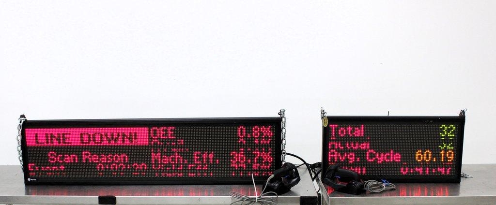 Vorne XL800 Display Set Scanning System with Barcode Software G Condition