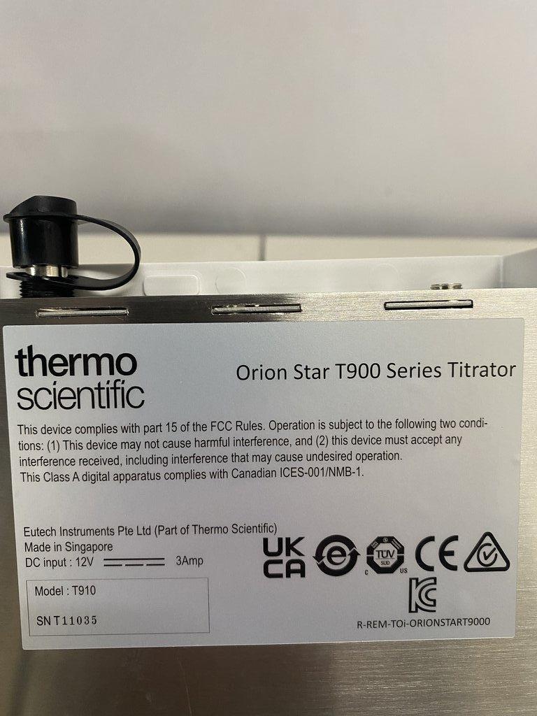Thermo Scientific Orion Star T900 Series Titrator for Laboratory Analysis