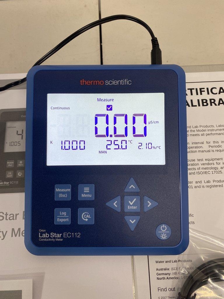 Thermo Scientific Orion Lab Star EC112 pH Meter with Stand, Near New