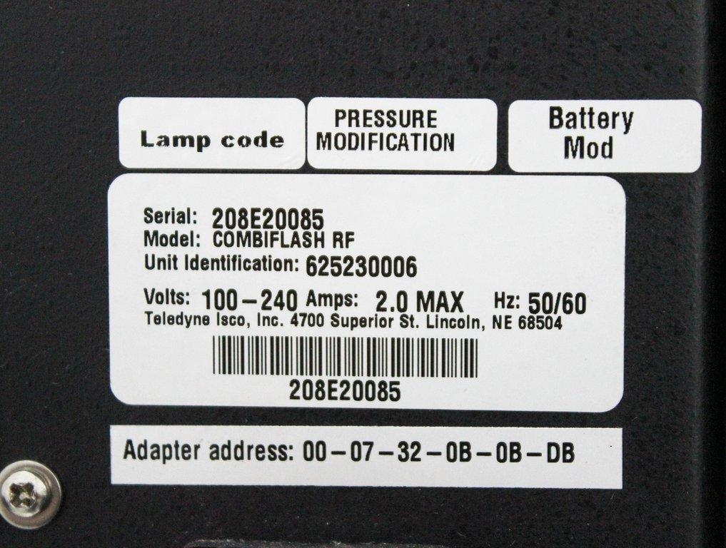 Teledyne Isco Combiflash RF Chemistry High Throughput Purification System