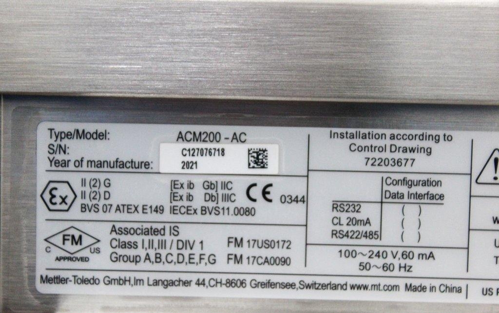 Mettler-Toledo Power supply ACM200 AC WITH CL20MA Lab Equipment Power Unit