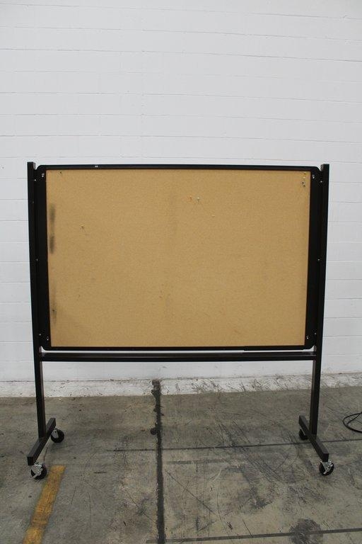 Egan Whiteboard Facility Office Board Rolling Large with Bulletin Board G