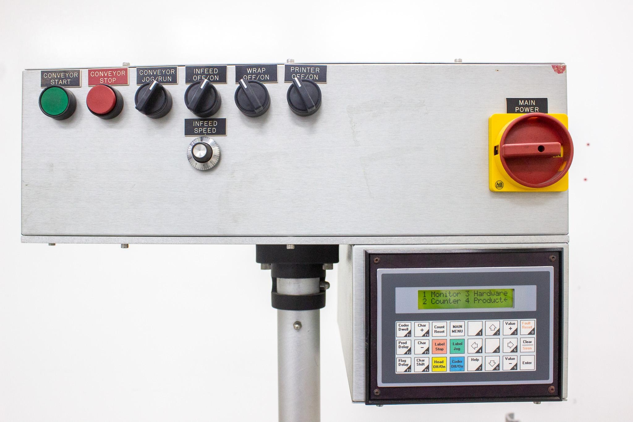 Accraply 35PW Labeling System for Panel & Wraparound Containers 1999 Model