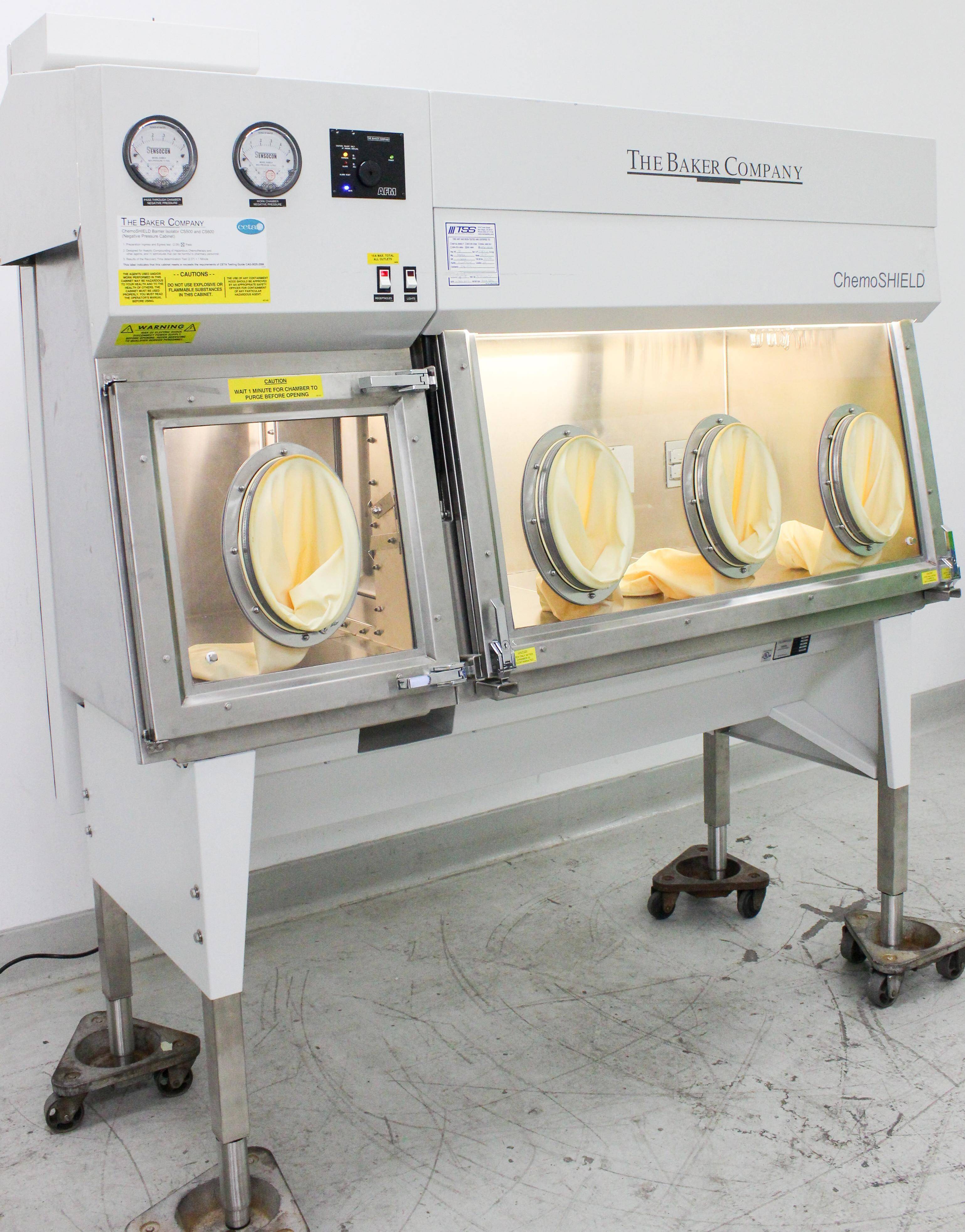 The Baker ChemoSHIELD CS600 Barrier Isolator Negative Pressure Cabinet