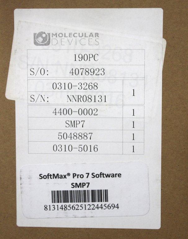 Molecular SpectraMax 190 Microplate UV Vis Absorbance Reader 2nm Bandwidth Turnkey