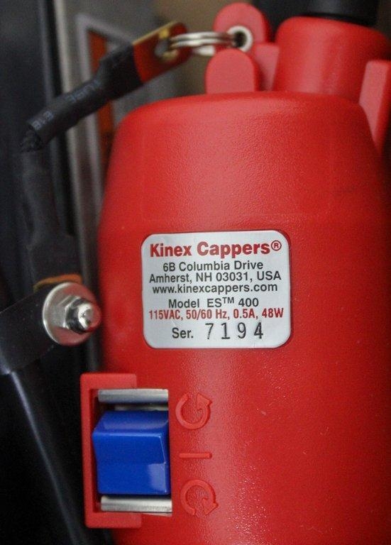 Kinex Cappers ES-400 Capping Machine Vial Capper, New, USA Origin