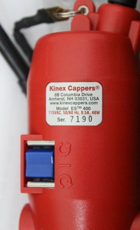 Kinex ES-400 Vial Capper Machine with US Origin, 15 in. New Condition