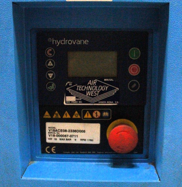 Hydrovane HV18 Air Compressor Set w/ Tank, Facility Equipment, Rotary Vane