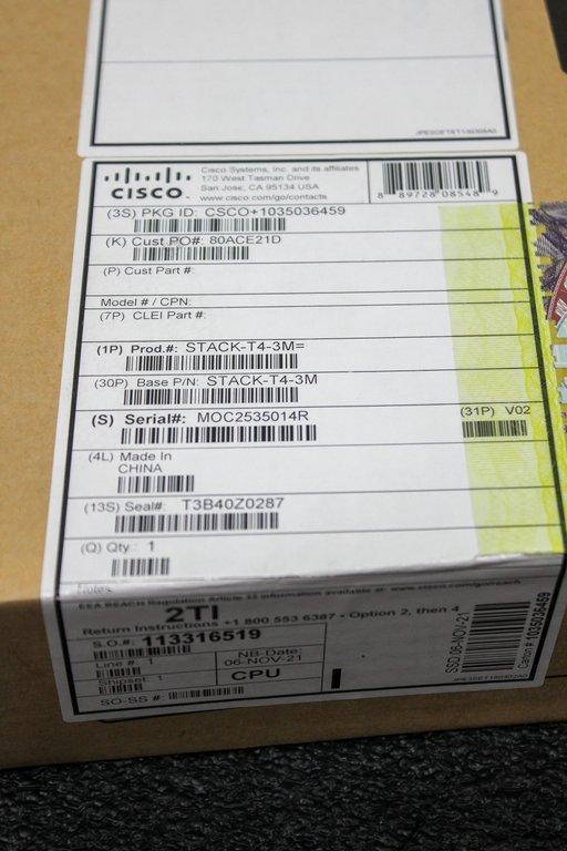 Cisco Stack-T4-3M Stacking Cable Computer Accessory Networking Tool