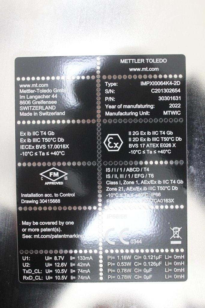 Mettler Toledo ICS426x Lab Scale Precision Weighing Near New Condition